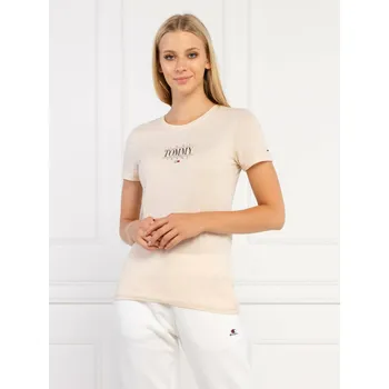 Tommy Jeans dámské béžové triko 20004161-1676037