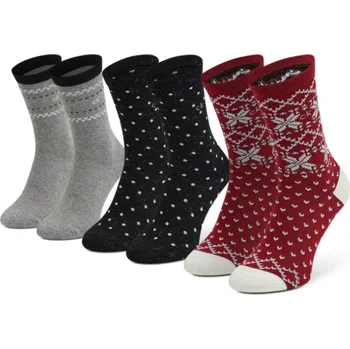 Dámské ponožky Calvin Klein dámské vzorované ponožky 3 pack 20000834-8720245208000