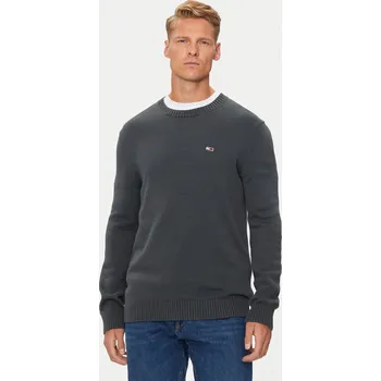 Pánský svetr Tommy Jeans pánský šedý svetr 20005602-8720637268209