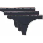 Tommy Hilfiger tmavě modré tanga 3pack 20014889-8719257246063