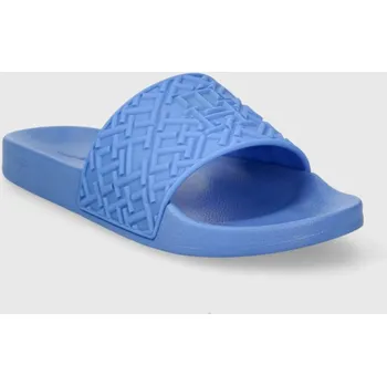 Dámské pantofle Tommy Hilfiger dámské modré pantofle 30001071-2054704