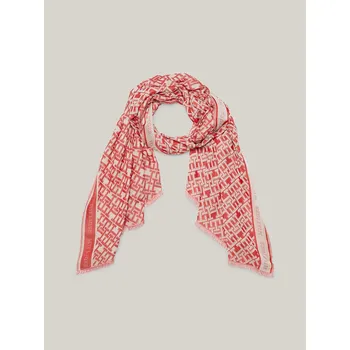 Šála Tommy Hilfiger dámská červená šála 10001874-2037370