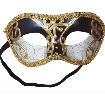 Karnevalová maska Fiestas Guirca 6F-12054 benátská maska černá/bílá