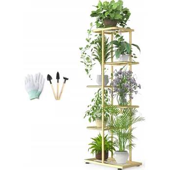 Květináč Držák Na Květináč STOJAK DRŽÁK NA KVĚTINÁČ NA ROŚLINY NA BALKON OGRÓD 108 cm kov