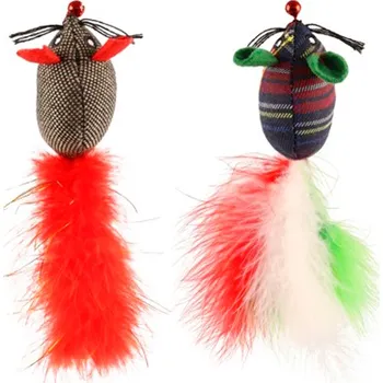 Hračka pro kočku Huhubamboo vánoční set myší pro kočky typ 3