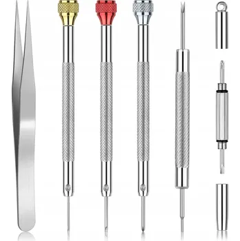 Šroubovák SADA ŠROUBOVÁKŮ NA HODINKY, NÁŘADÍ PRO OPRAVY HODINEK, HODINÁŘSKÉ