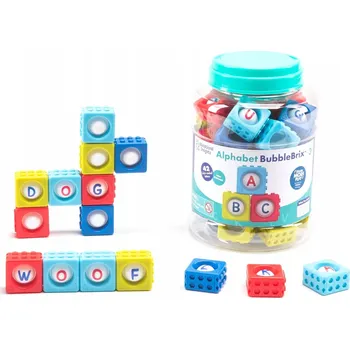 ostatní stavebnice VZDĚLÁVACÍ STAVEBNICE ABECEDNÍ BAREVNÉ BEZPEČNÉ BUBLINOVÉ STAVEBNICE ANTISTRESOVÉ