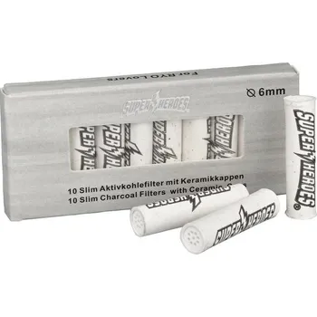 Cigaretové filtry Super Heroes Slim 6mm