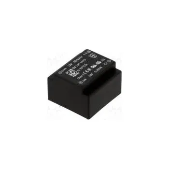 Transformátor Transformátor zalévaný 0,35VA 12VAC 12V 29mA PCB 25g