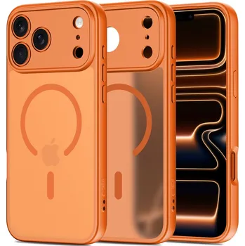 Náhradní kryt pro mobilní telefon Tech-Protect Basicmag Magsafe iPhone 17 Pro Matte Cosmic Orange