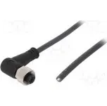 Připojovací kabel M12 PIN 4 úhlový 3m zástrčka 250VAC 4A