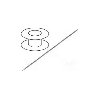 elektrický kabel Vodič lanko Cu 0,35mm2 22AWG šedá teflon 30m