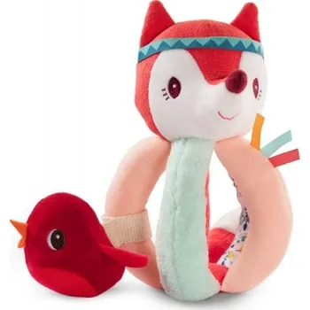 Lilliputiens - chrastítko - liška Alice a červený ptáček (882)