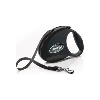 Vodítko pro psa Vodítko FLEXI Style M pásek 5m/25kg černá NEW.