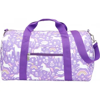 Cestovní taška A Little Lovely Company - dětská cestovní taška - jednorožci a duha (1099)