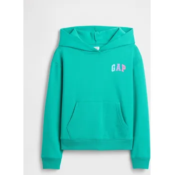 Dívčí oblečení GAP Dívčí Dětská mikina s logem Gap Zelená 104/110 (2869266)