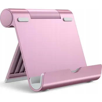STOJAN / PODSTAVEC NA STŮL DO KANCELÁŘE PRO TABLET TELEFON růžový