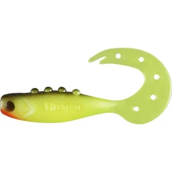 Nástraha Ripper DRAGON Hitman super žlutá/černá *: Ripper DRAGON Hitman super žlutá/černá 3,0" (7,5cm) 4ks