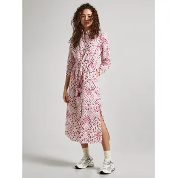Dámské šaty Pepe Jeans dámské bílé vzorované šaty 20015638-2097435