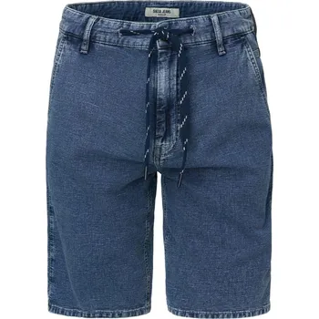 Pánské kraťasy Salsa Jeans pánské modré džínové šortky 20001993-5609807875412