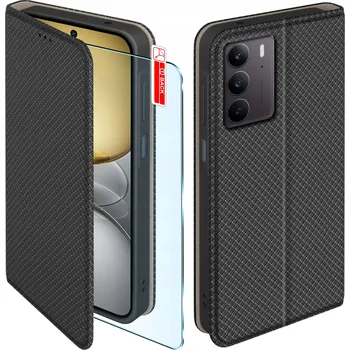 Pouzdro na mobilní telefon Flipové pouzdro KrainaGSM pro realme C75 černé