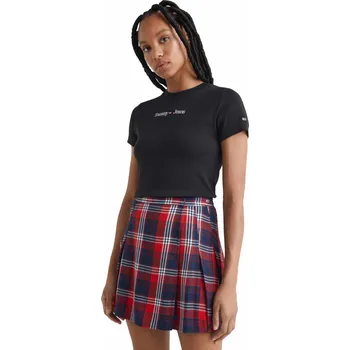 Dámské tričko Tommy Jeans dámské černé tričko 20005802-1855432