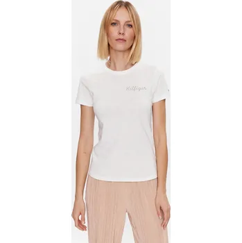 Dámské tričko Tommy Hilfiger dámské bílé tričko 20018356-8720643727097