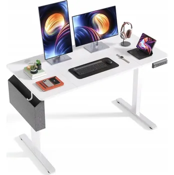 Psací stůl ELEKTRICKÝ PSACÍ STŮL NASTAVITELNÝ S OCHRANOU PROTI KOLIZI A PAMĚŤOVÝMI POZICEMI PRO HOME OFFICE I KANCELÁŘ