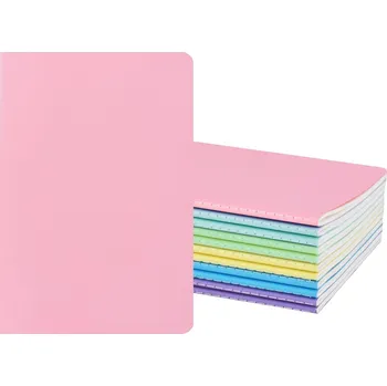 Sešit Linkovaný sešit A5 SEŠITY 12 PASTELOVÝCH KUSŮ 60 listů