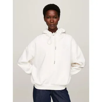 Dámská mikina Tommy Hilfiger dámská krémová mikina s kapucí 20018748-1996838