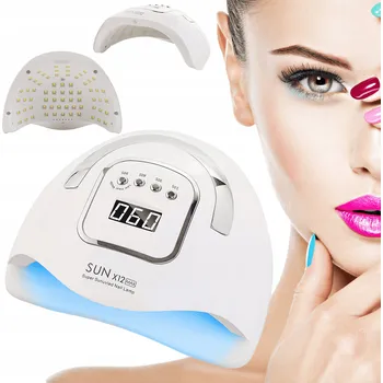 UV lampa na nehty UV/LED LAMPA NA NEHTY HYBRIDNÍ GEL SUN X12 LCD DUAL VÝKONNÁ 280W MANIKÚRA