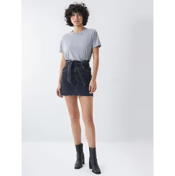 Dámská sukně Salsa Jeans dámská černá riflová sukně. 20000436-5609807592500