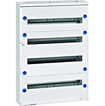 Rozvaděč Schrack Technik spol. s r.o. ILC2A424 - Oceloplechová rozvodnice nástěnná 4x24 bez dveří