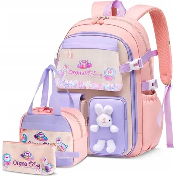 Školní batoh BATOH BATOH TAŠKA MALÁ SÁČEK SADA 3DÍLNÝ ŠKOLNÍ VZOR