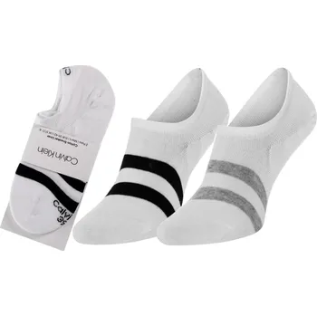 Pánské ponožky Calvin Klein pánské bílé ponožky 2 pack 20000790-1663150