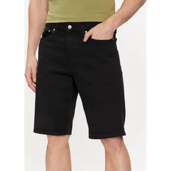 Pánské kraťasy Calvin Klein pánské černé džínové šortky 20008523-8720109374711