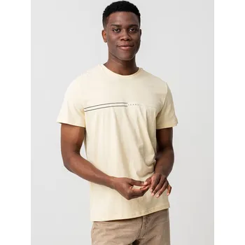 Pánské tričko Tommy Jeans pánské žluté tričko 20003691-2187150