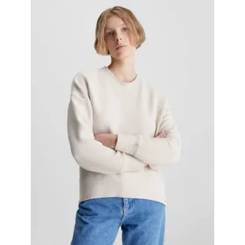 Dámská mikina Calvin Klein dámská béžová mikina 20008111-1944204