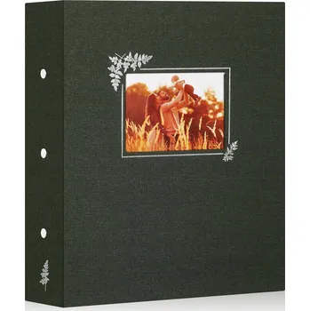 Fotoalbum FOTOALBUM LNIANÝ NA 1000 FOTOGRAFIÍ 11,5 x 15 cm ZELENÝ XL
