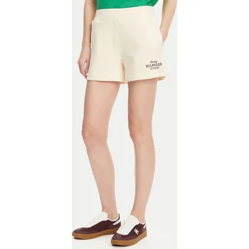 Dámské kraťasy Tommy Hilfiger dámské krémové teplákové šortky 20021046-8721106365498