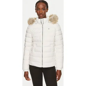 Tommy Jeans dámská krémová zimní bunda 20024250-8721222056492