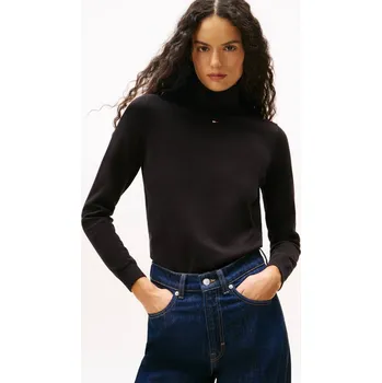 Dámský svetr Tommy Jeans dámský černý rolák 20024218-8721222681670
