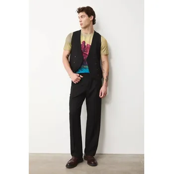 Pánské kalhoty Kalhoty Medicine pánské, černá barva RW25-SPMA51 99X, vel. M