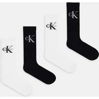 Pánské ponožky Ponožky Calvin Klein Jeans 4-pack 701235982 černá 99X, vel. ONE SIZE