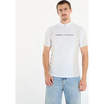 Pánské tričko Tričko Nike Tech Men's Dri-FIT Short-Sleeve Base Layer White/ Light Bone/ Light Bone/ Black XXL