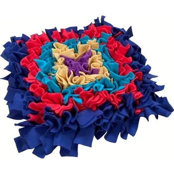 Hračka pro psa Čmuchacíkoberečky.cz® Čmuchací kobereček extra hustý BAREVNÝ TERČ 3 1860/45X2