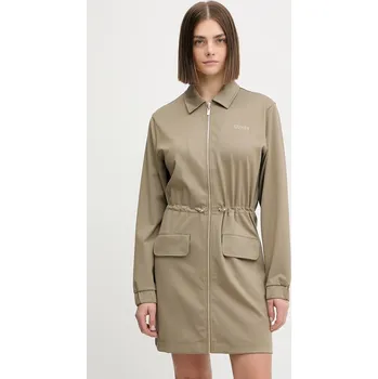 Dámské šaty Šaty Guess CARLA zelená barva, mini, V5YK04 KCX42 V5YK04.KCX42 91B, vel. XL