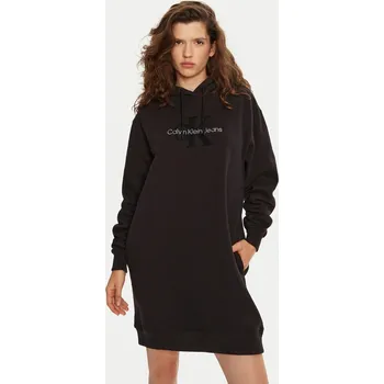 Dámské šaty Calvin Klein dámské černé mikinové šaty 20008391-2118192