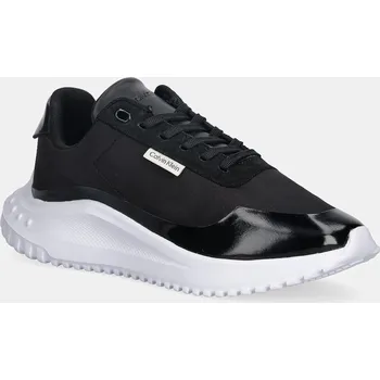 Dámské tenisky Tenisky Calvin Klein EVA RUNNER LACE UP MAT MIX YW0YW02016 černá 99X, EUR 38