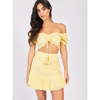 Dámská sukně Pepe Jeans dámská žlutá sukně Paden 20014801-8445512919662